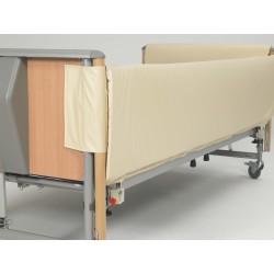 Wrap-around Bumpers - Full-Length (200 x 76 cm For Metal Bed Rails) (SKU: NCL-CSBPBW) - Thorpe Mill | CareSupplies.com
