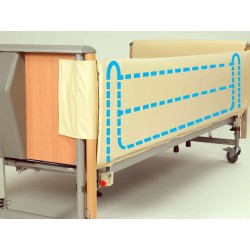 Wrap-around Bumpers - Full-Length (200 x 96 cm For Metal Bed Rails - High) - CareSupplies.com Medical Equipment