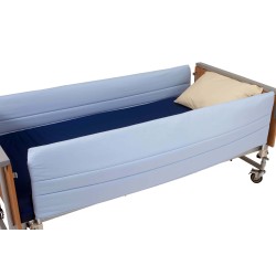 Quilted Cotside Bumpers with Tucks (200 cm - Open Ends) (SKU: NCL-CS200OE) - Thorpe Mill | CareSupplies.com