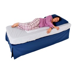 Turn Easy Sheets - Fitted Sheets with Low-Friction Satin Panel. - Thorpe Mill | CareSupplies.com