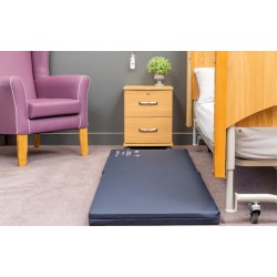 Alertamat Crash Mat with Wireless Nurse Call Alert, Fall Injury Protection with Instant Care Notification - CareSupplies.com Med