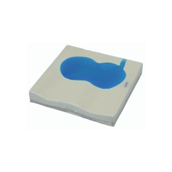 Alerta Gel-Visco Cushion, Contoured Viscoelastic Foam with Dual-Density SensaGel Suppor - CareSupplies.com Medical Equipment