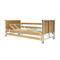 Alerta Lomond Community Bed, Oak Finish, Electric Profiling, Trendelenburg Function - CareSupplies.com Medical Equipment