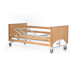 Alerta Lomond Standard Bed, Walnut Finish, Electric Profiling, Trendelenburg Feature - CareSupplies.com Medical Equipment