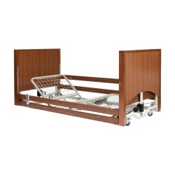 Alerta Lomond Floor 2 Bed, Oak Finish, Ultra-Low Profiling with Auto-Regression - CareSupplies.com Medical Equipment