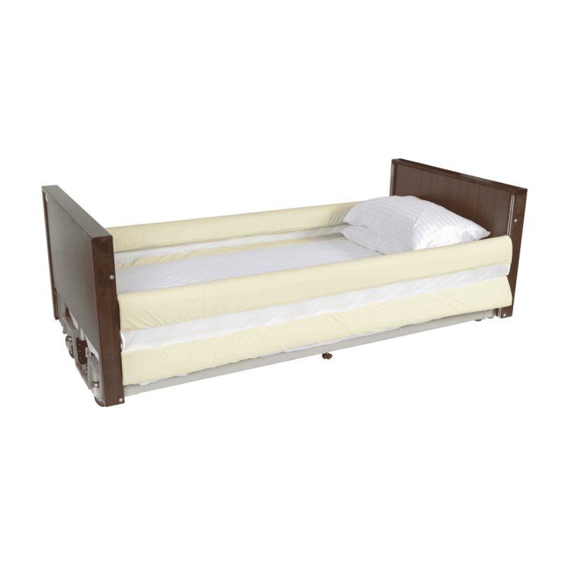 Alerta Bed Rail Bumpers, 2 Bar with Netting, 200cm, Breathable PU Safety Padding - CareSupplies.com Medical Equipment