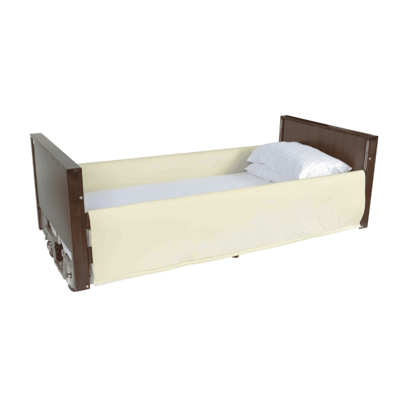 Full Length PU Bed Rail Bumpers for Safer, Comfortable Bedside Protection on Wooden Side Rails - CareSupplies.com Medical Equipm