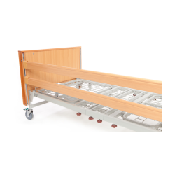 Lomond Long Side Rails, Set of 4, Oak or Walnut, for Full-Length Bed Protection - CareSupplies.com Medical Equipment