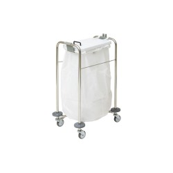 Alerta Laundry Cart, Steel Frame, Easy-Glide Castors, Colour-Coded Lids - CareSupplies.com Medical Equipment