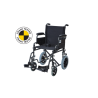 Alerta Car Transit Wheelchair, Crash Tested, Drop-Down Arms, Puncture-Proof Tyres - CareSupplies.com Medical Equipment