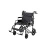 Alerta Car Transit Wide Heavy-Duty Aluminium Wheelchair, Puncture-Proof Tyres, 182kg Capacity - CareSupplies.com Medical Equipme