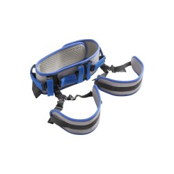 Alerta Deluxe Support Belt, Gait Training Aid, Transfer Belt with Leg Straps, Adjustable Velcro Fastening - CareSupplies.com Med