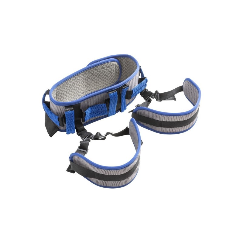 Alerta Deluxe Support Belt, Gait Training Aid, Transfer Belt with Leg Straps, Adjustable Velcro Fastening - CareSupplies.com Med