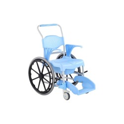 Alerta Aqua Shower Commode Chair, Self-Propelled, 4-in-1 Transfer, Shower and Toileting Chair - CareSupplies.com Medical Equipme