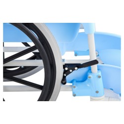 Alerta Aqua Shower Commode Chair, Self-Propelled, 4-in-1 Transfer, Shower and Toileting Chair - CareSupplies.com Medical Equipme