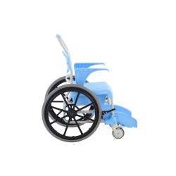 Alerta Aqua Shower Commode Chair, Self-Propelled, 4-in-1 Transfer, Shower and Toileting Chair - CareSupplies.com Medical Equipme
