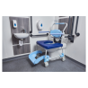 Alerta Aqua Shower Commode Chair, Bariatric, 4-in-1 Transfer, Shower and Toileting Chair - CareSupplies.com Medical Equipment
