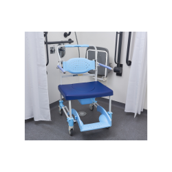 Alerta Aqua Shower Commode Chair, Bariatric, 4-in-1 Transfer, Shower and Toileting Chair - CareSupplies.com Medical Equipment