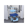 Alerta Aqua Shower Commode Chair, Bariatric, 4-in-1 Transfer, Shower and Toileting Chair - CareSupplies.com Medical Equipment