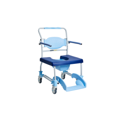 Alerta Aqua Shower Commode Chair, Bariatric, 4-in-1 Transfer, Shower and Toileting Chair - CareSupplies.com Medical Equipment
