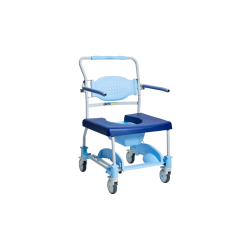 Alerta Aqua Shower Commode Chair, Bariatric, 4-in-1 Transfer, Shower and Toileting Chair - CareSupplies.com Medical Equipment