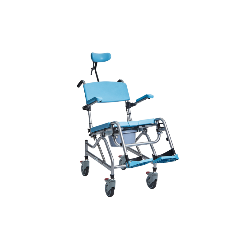 Alerta Aqua Community Tilt-in-Space Shower Commode Chair, Height Adjustable, Multifunction - CareSupplies.com Medical Equipment