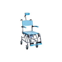 Alerta Aqua Community Tilt-in-Space Shower Commode Chair, Height Adjustable, Multifunction - CareSupplies.com Medical Equipment