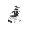 Alerta Aqua Tilt-In-Space Hi-Lo Shower Commode Chair, Height Adjustable, Gas-Assisted Mobility - CareSupplies.com Medical Equipm