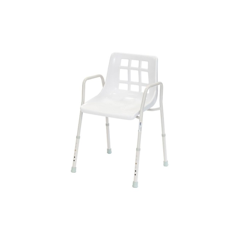 Alerta Stationary Shower Chair, Adjustable Height, 136kg Capacity - CareSupplies.com Medical Equipment