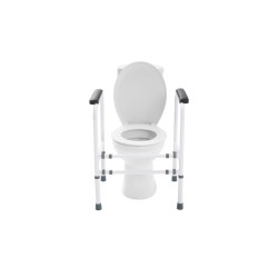 Alerta Portable Toilet Surround, Adjustable Height, Stable Support Frame - CareSupplies.com Medical Equipment