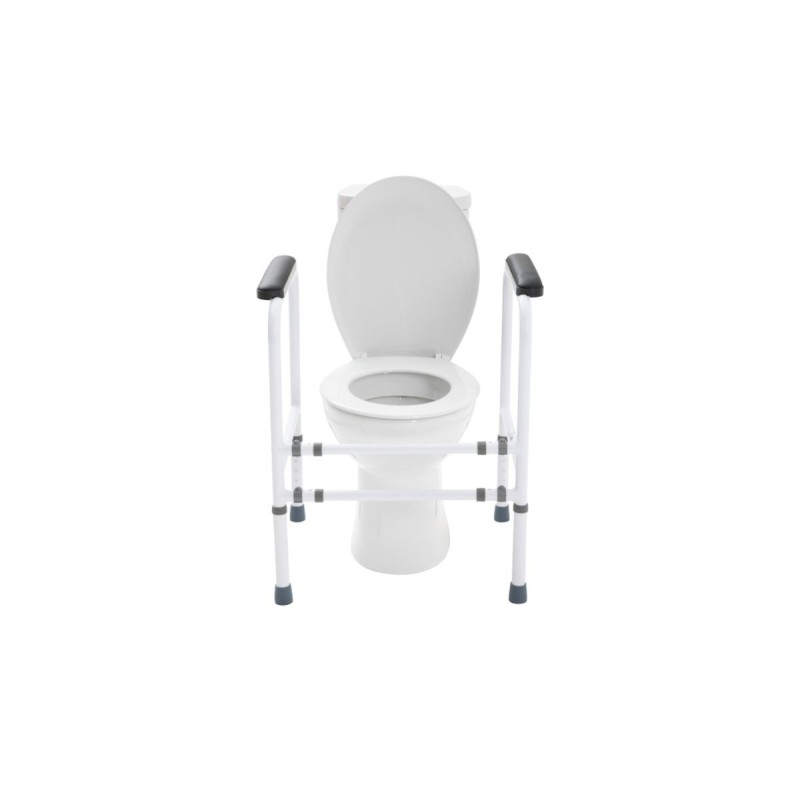 Alerta Portable Toilet Surround, Adjustable Height, Stable Support Frame - CareSupplies.com Medical Equipment