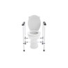 Alerta Portable Toilet Surround, Adjustable Height, Stable Support Frame - CareSupplies.com Medical Equipment