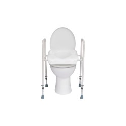 Alerta Toilet Seat Aid, Adjustable Height, Easy-Clean Rotating Seat - CareSupplies.com Medical Equipment
