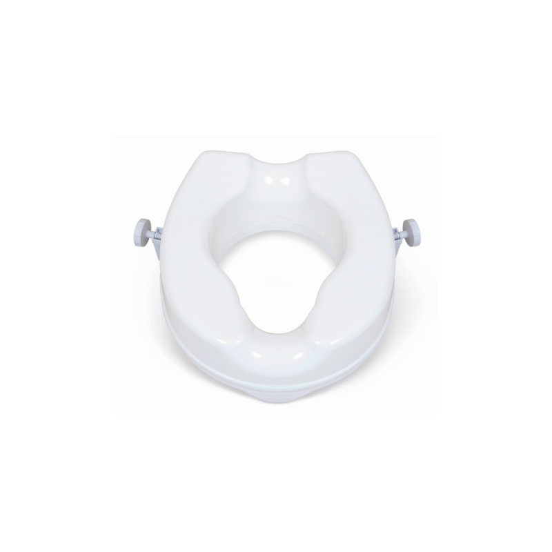 Raised Toilet Seat, 4 Inches, Comfortable Height Boost for Easier Access - CareSupplies.com Medical Equipment