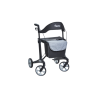 Four-Wheel Carbon Ultra-Lite Rollator, Satin Black, Lightweight Support for Active Mobility - CareSupplies.com Medical Equipment