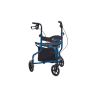 Three-Wheel Aluminium Walker with Seat & Bag, Foldable Lightweight Mobility Aid - CareSupplies.com Medical Equipment