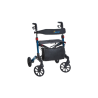 Alerta Four-Wheel Aluminium Dual-Folding Rollator, Lightweight, Quick-Fold, Adjustable Mobility Aid - CareSupplies.com Medical E