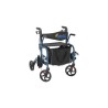 Alerta Aluminium Lightweight 2-in-1 Wheelchair Rollator, Hybrid Mobility, Convertible Design, Comfort-Focused - CareSupplies.com
