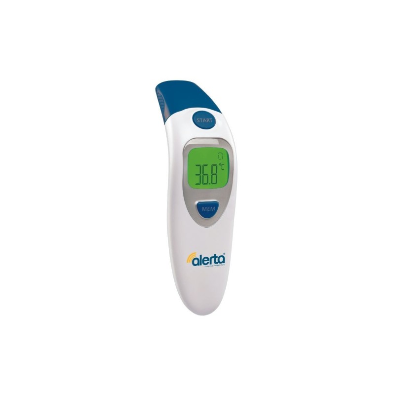 Alerta Digital Non-Contact Forehead & Ear Thermometer, Instant, Hygienic, Dual-Mode Temperature Readings - CareSupplies.com Medi
