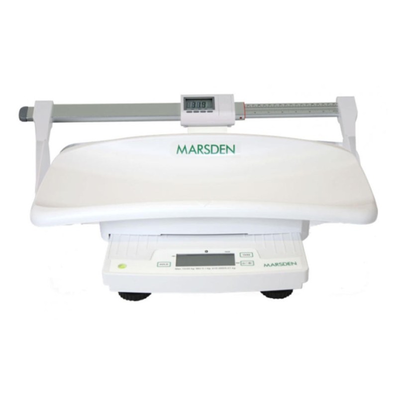 Marsden M-400-80D Baby Scale with Height Rod, Class III Approved Baby and Toddler Weighing Scale - CareSupplies.com Medical Equi