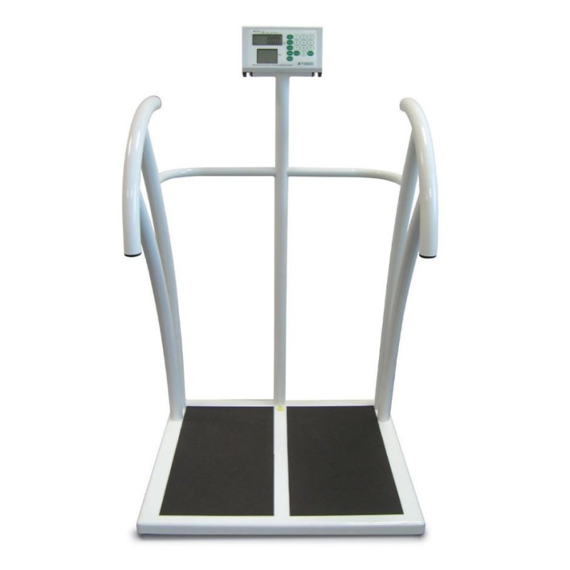 Marsden M-800 Bariatric and Geriatric Scale, Class III Approved Weighing Platform with Handrails and BMI Function - CareSupplies