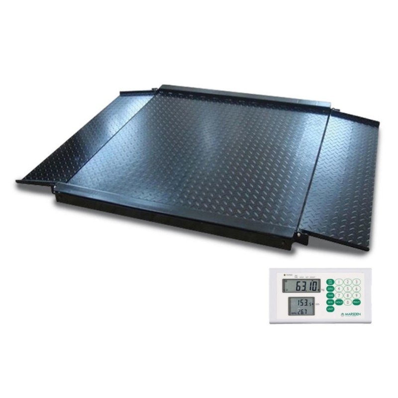 Marsden M-925 Bed and Trolley Weigher, Class III Approved, A&E Compatible Mild Steel Platform - CareSupplies.com Medical Equipme