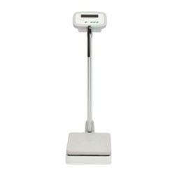 Marsden M-150 Gym and Fitness Scale, 300kg Capacity, Column Scale with Integrated Height Measure and BMI - CareSupplies.com Medi