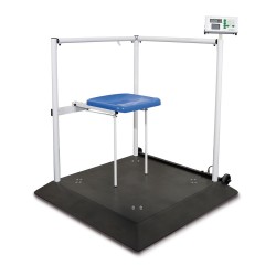 Marsden M-640 Bariatric & Wheelchair Scale, 300kg or 500kg Capacity, Class III Approved with Built-In Chair and Ramps - CareSupp