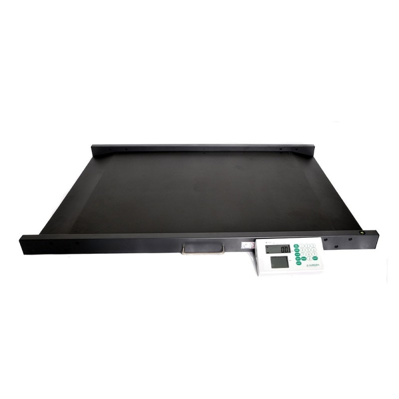 Marsden M-650 Wheelchair Scale, 300kg Capacity, Class III and MDD Approved, Low-Profile Platform with Built-In Ramps - CareSuppl