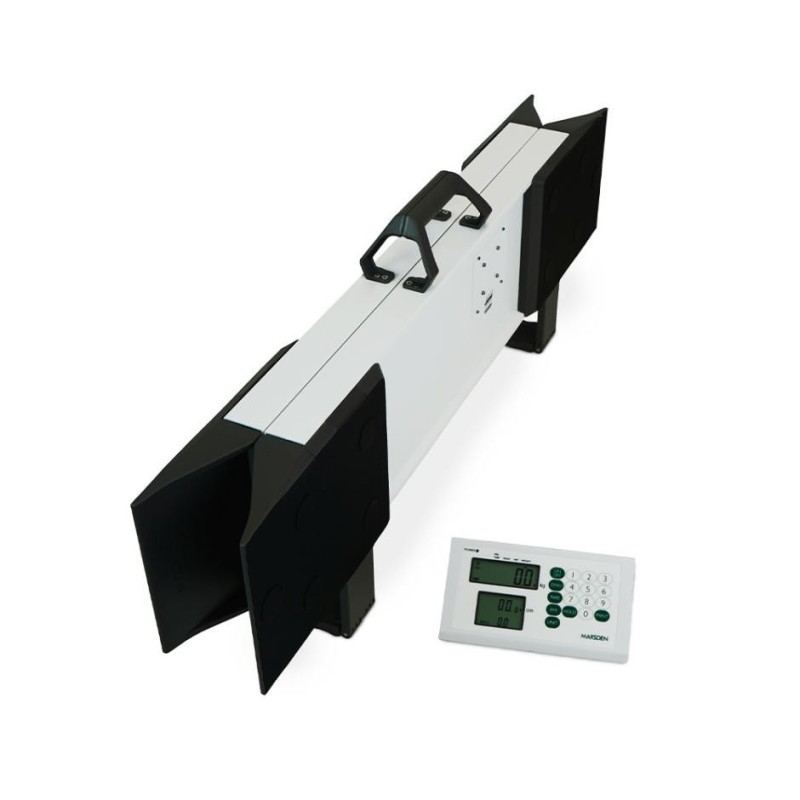 Marsden M-615 Portable Wheelchair Scale, Folding Beam Design, 300kg Capacity, Class III Approved - CareSupplies.com Medical Equi