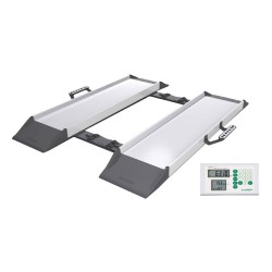 Marsden M-615 Portable Wheelchair Scale, Folding Beam Design, 300kg Capacity, Class III Approved - CareSupplies.com Medical Equi