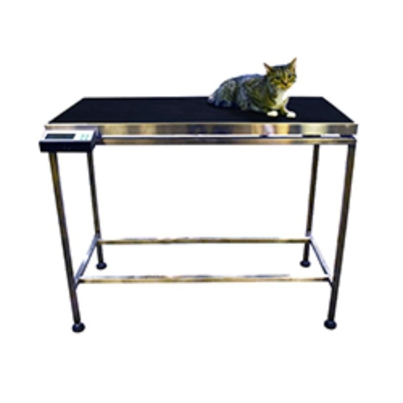 Marsden VT-250 Veterinary Consulting Weighing Table, 250kg Capacity, Stainless Steel Tabletop and LCD Display - CareSupplies.com