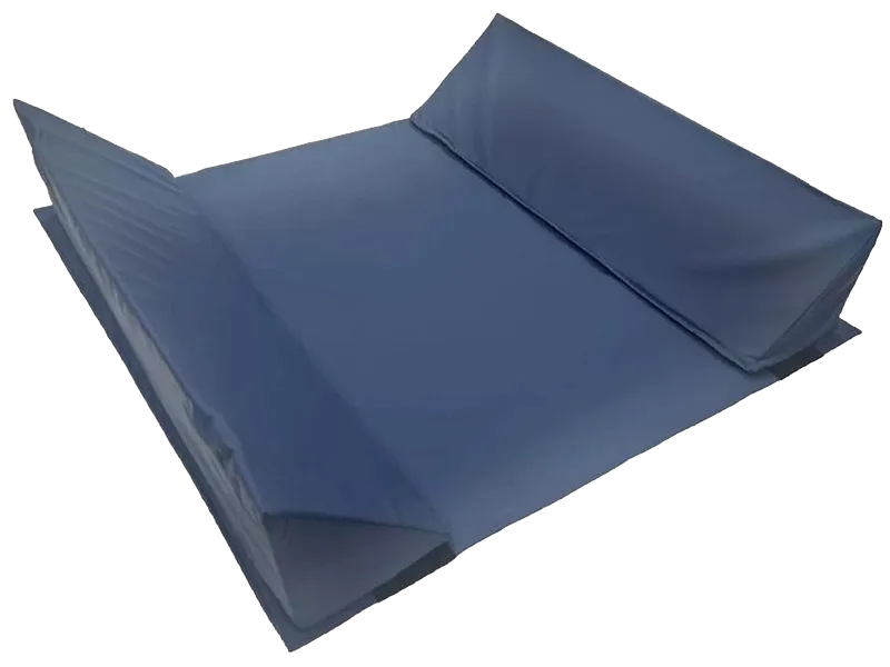 Clinical positioning wedge and foam support cushion for patient comfort and pressure relief in residential care home settings